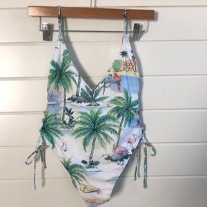 Zara Tropical One Piece